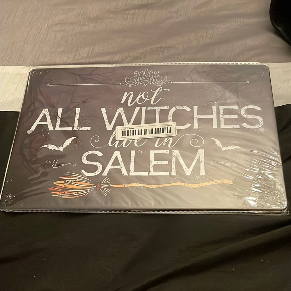Black and White Witch Art Wall Decor
